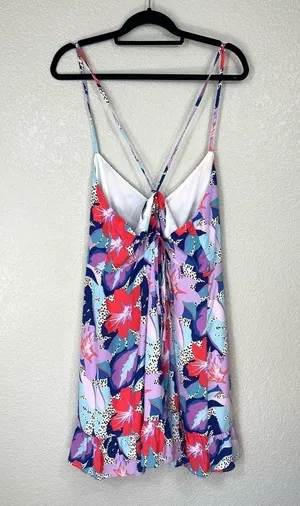NWT Forever 21+ Lace Up Floral Dress thumbnail 2