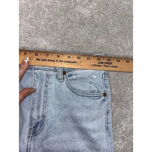 pistola kate slim‎ jean high rise raw hem light wash 26 thumbnail 7