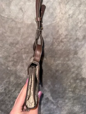 Mini Geometric Pattern Printed Flap Crossbody Bag Brown thumbnail 6
