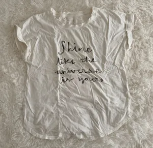 A New Day 'Shine Like The Universe Is Yours' Sequin Graphic T-Shirt, Size Medium thumbnail 1
