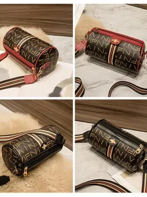 Monogram Bee Accent Barrel Crossbody Bag thumbnail 9