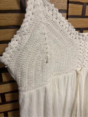 American eagle ivory maxi dress size medium thumbnail 4