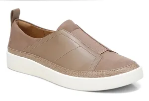 Vionic Zinah Neutral Leather Slip On Casual Comfort Sneakers Womens Shoe Size 10 thumbnail 1