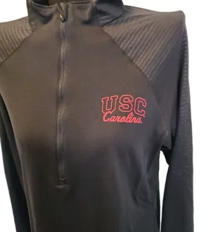 Under Armour Women's Gamecock Size Extra Large Long Sleeve Quarter Zip Heat Gear thumbnail 1