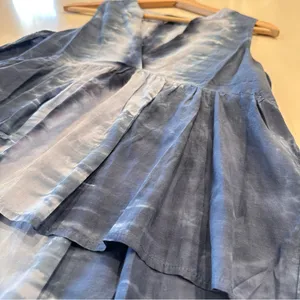 Young Fabulous Broke‎ Blue Tie Dye Tank Size Small thumbnail 6
