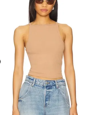FREE PEOPLE x We The Free Mia Tank - Macchiato thumbnail 4