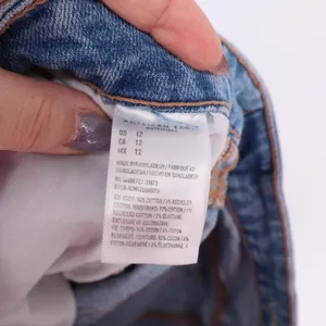 American Eagle Outfitters Cutoff Shorts Womens 12 Blue Denim Cotton Distressed thumbnail 4