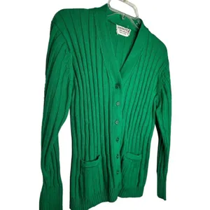 Vintage Dillard’s Green‎ Cardigan Sweater thumbnail 3