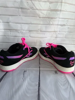 Reebok x Barbie BB 4000 II Women's Black Suede Sneakers thumbnail 5