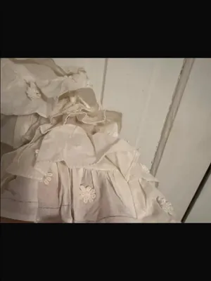 Farm Rio White Ruffled Crop Top XS thumbnail 3