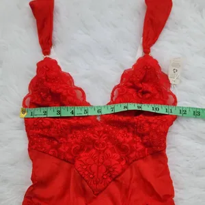 We are HAH -415 Hot As‎ Hell Cheap and Cheerful Bodysuit Red Blood Orange XS thumbnail 8
