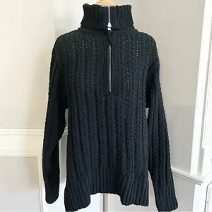 Aerie Oversized Cableknit Quarter Zip Pull Over NWT thumbnail 2