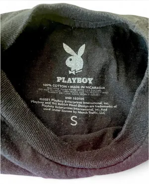Playboy Black and Pink T-Shirt thumbnail 4