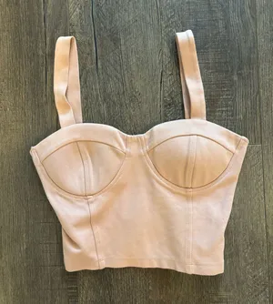 Shinestar Light Pink Top w/ Built in Bra thumbnail 1