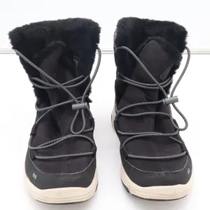 Ryka Aubonne Womens Black Faux Fur Lined Bungee Winter Snow Boots Size 8M thumbnail 3