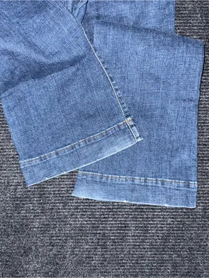 Wrangler Retro High Rise Trouser Stretch Jeans 30 x 34 Dark Blue Denim Western thumbnail 7