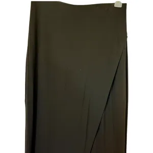WHITE HOUSE BLACK MARKET Black Faux Wrap Draped‎ Slit Pencil Skirt Medium thumbnail 3