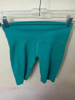 Lululemon Wunder Train High Rise 8” Shorts in Maldives Green thumbnail 4