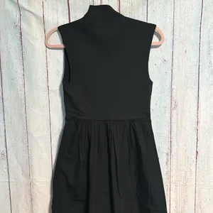 NWT J. Crew Fitted knit mockneck dress with poplin skirt thumbnail 11