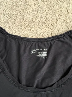OFFLINE by Aerie Black Workout Tank Top – Size Small thumbnail 4