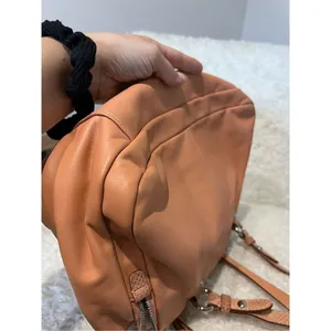 Coach leather purse bag pinkish/orange salmon color thumbnail 13