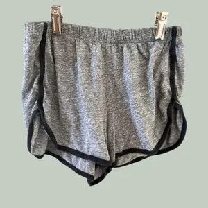 John Galt Brandy Melville Gray Heather‎ Dolphin Shorts Black Trim OS Womens thumbnail 1