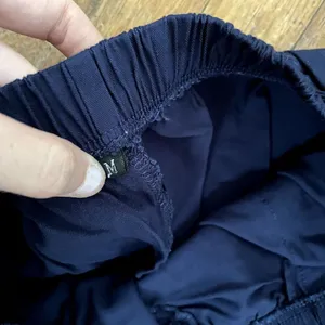 Navy blue casual frilled comfortable shorts lounge pants pockets low‎ rise thumbnail 4
