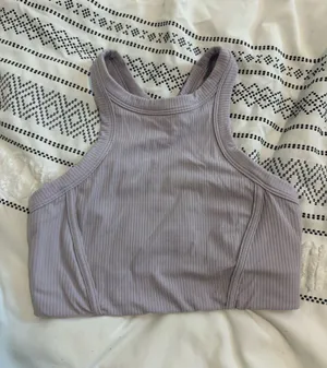 Lululemon Ribbed High Neck Sports Bra 6 thumbnail 1