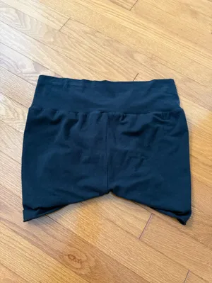 Skims Cotton Twist Shorts in Onyx thumbnail 3