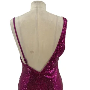 Hello Molly Citadel Skies‎ Sequin Mini Dress Fuchsia Purple Pink Size US 6 thumbnail 9