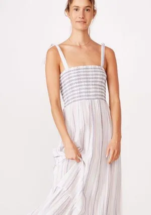 - 2/$30 Cotton On woven Shaw shirted midi dress M smocked dress new thumbnail 2
