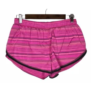 Lululemon Run: Roll Down Short in Elevation Stripe Pow Pink 3" 6‎ thumbnail 2