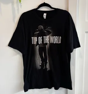 Trey Songz Top of The World T-Shirt 100% Cotton Oversized Graphic Tee Womens XL thumbnail 1