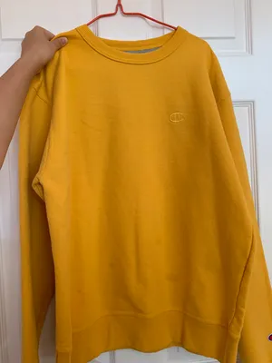 Champion Yellow  Oversized Sweatshirt thumbnail 1