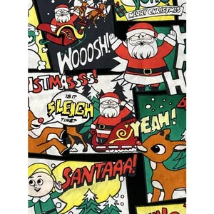Rudolph Red Nosed Reindeer Christmas Scrub Top Comic Strip Holiday Womens XS thumbnail 8