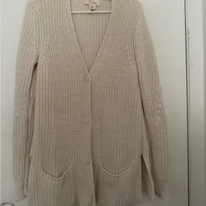 Andrea Jovine Cream Knit Cardigan thumbnail 2