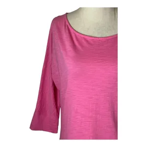 Lilly Pulitzer Dress Women Small Pink Pima Cotton‎ Slub Knit Casie Mini Tee Boho thumbnail 6