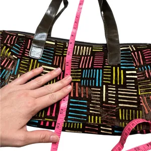 👜 Y2K Caught Ya Lookin’ Retro Purse Colorful Pattern Shoulder Bag‎ OS 👜 thumbnail 7