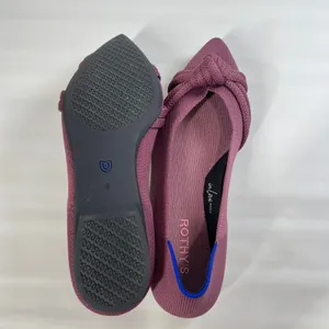 Rothy's The Point Knot Flats‎ In Love Purple Knit Shoes Size W9 EU 39 Classic thumbnail 5