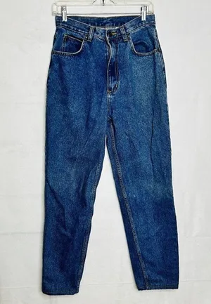 Open Trails Mom Denim Jeans Size 8 Long (27x28) High Waist/Rise 100% Cotton thumbnail 1