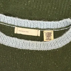 Anthropologie SLEEPING ON SNOW Green Cashmere Wool Button Sweater Knit Small thumbnail 10