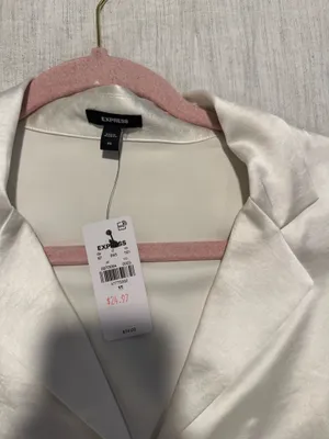 Express Silk Long Sleeve Top / Blouse - XS thumbnail 2