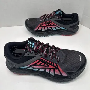 Brooks Caldera Women’s 7.5 Trail Running Shoes Black Pink Aqua 1202321B065 thumbnail 1