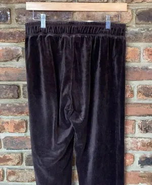 Westbound Brown Velour Flare Leg Track Sweat Pants Women's Size Medium thumbnail 7