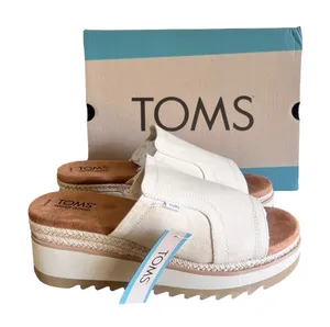 TOMS NEW Women's Adria Platform Slide Sandals Size 8.5 thumbnail 1