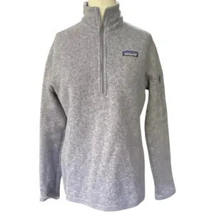 PATAGONIA Women's Better Sweater 1/4 Zip Pullover Fleece S Small Smolder Violet thumbnail 9