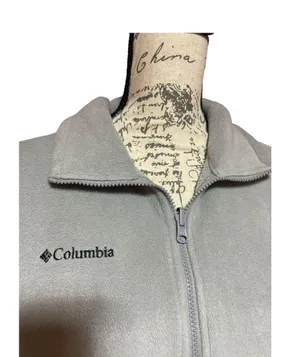 Columbia Long Sleeve Full-Zip Fleece Gray size 18/20 thumbnail 3