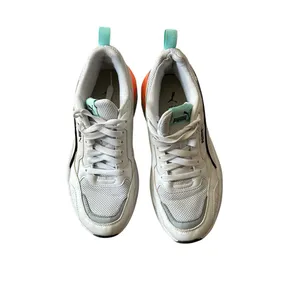 Puma RS-X³ Puzzle Sneakers White Teal Coral 6.5 (373108-17) Chunky Retro Shoes thumbnail 2