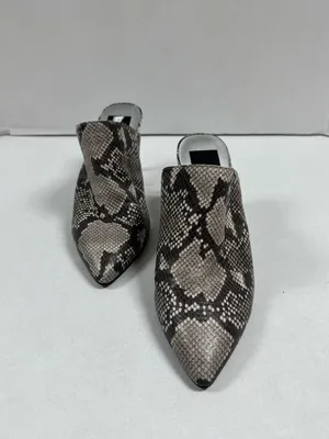 Dolce Vita‎ Women's Stiletto Sandals Snakeskin Pointed Toe Slip On - Size 8. thumbnail 14
