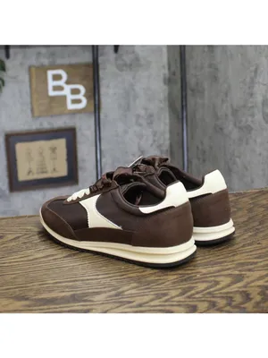 Universal Thread Skyler Jogger Sneakers Double Lace Low Top 94462453 Brown 7M thumbnail 2